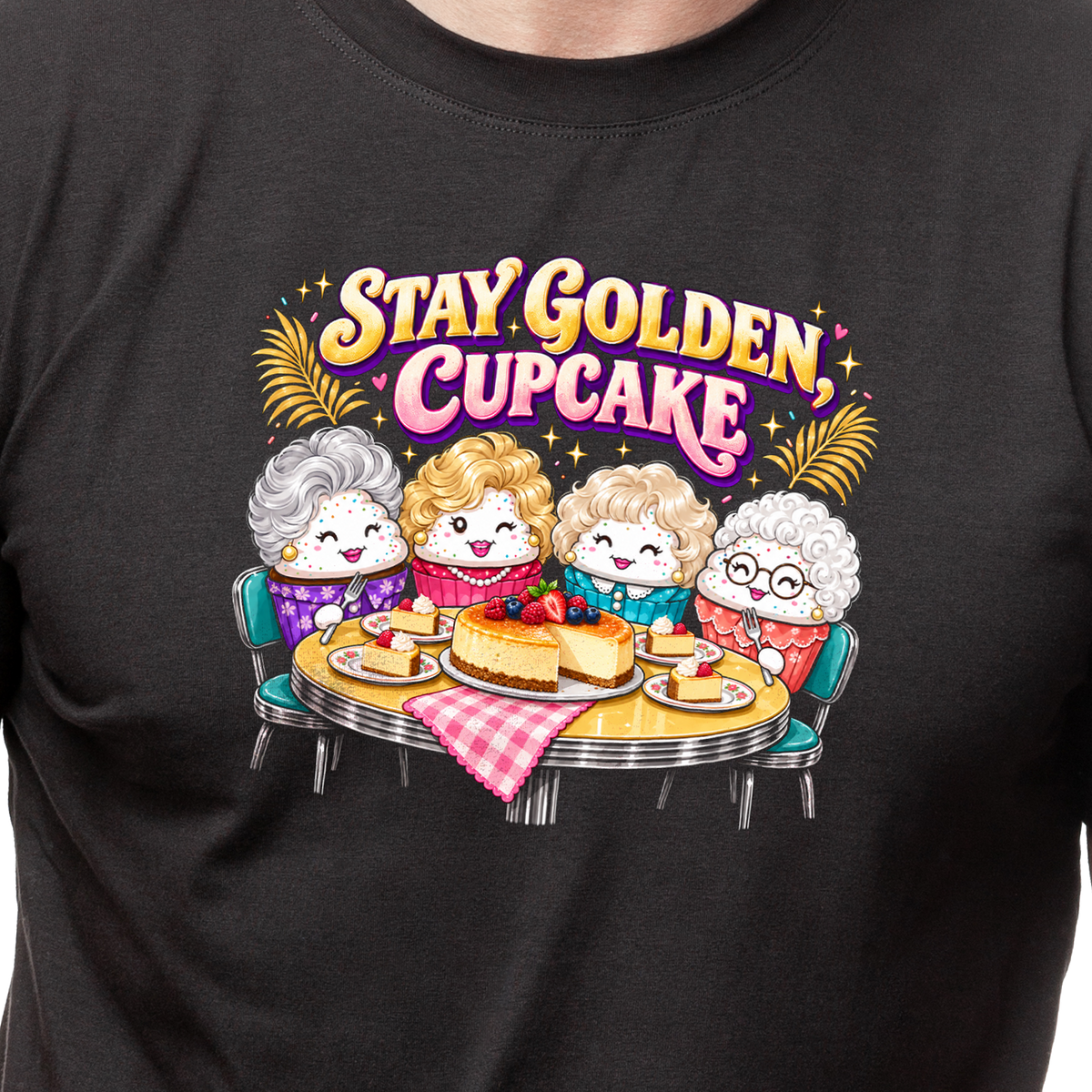 Stay Golden Cupcake