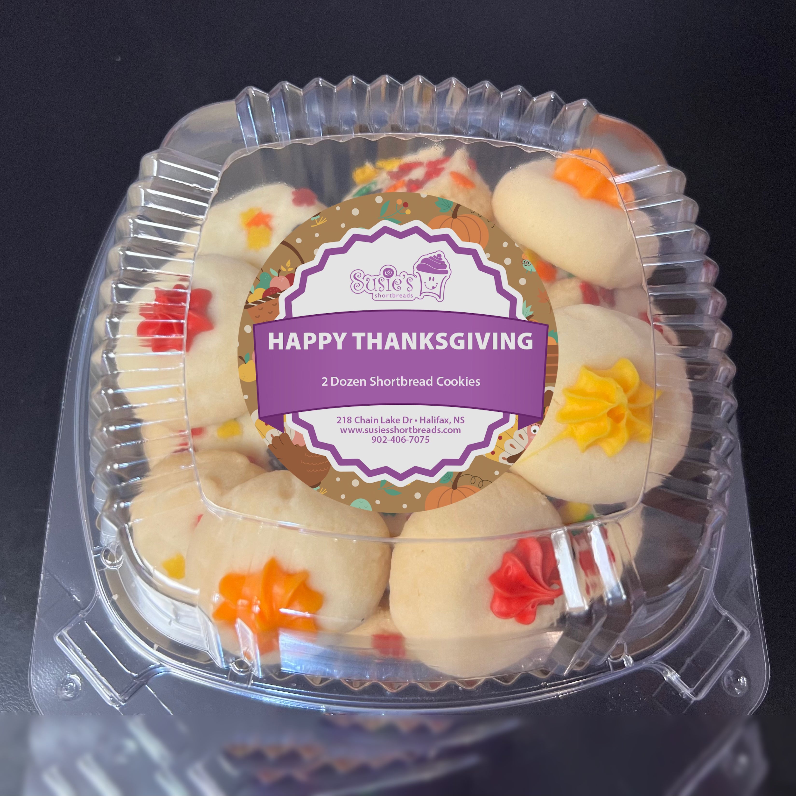 Thanksgiving Shortbread Cookie Value Packs