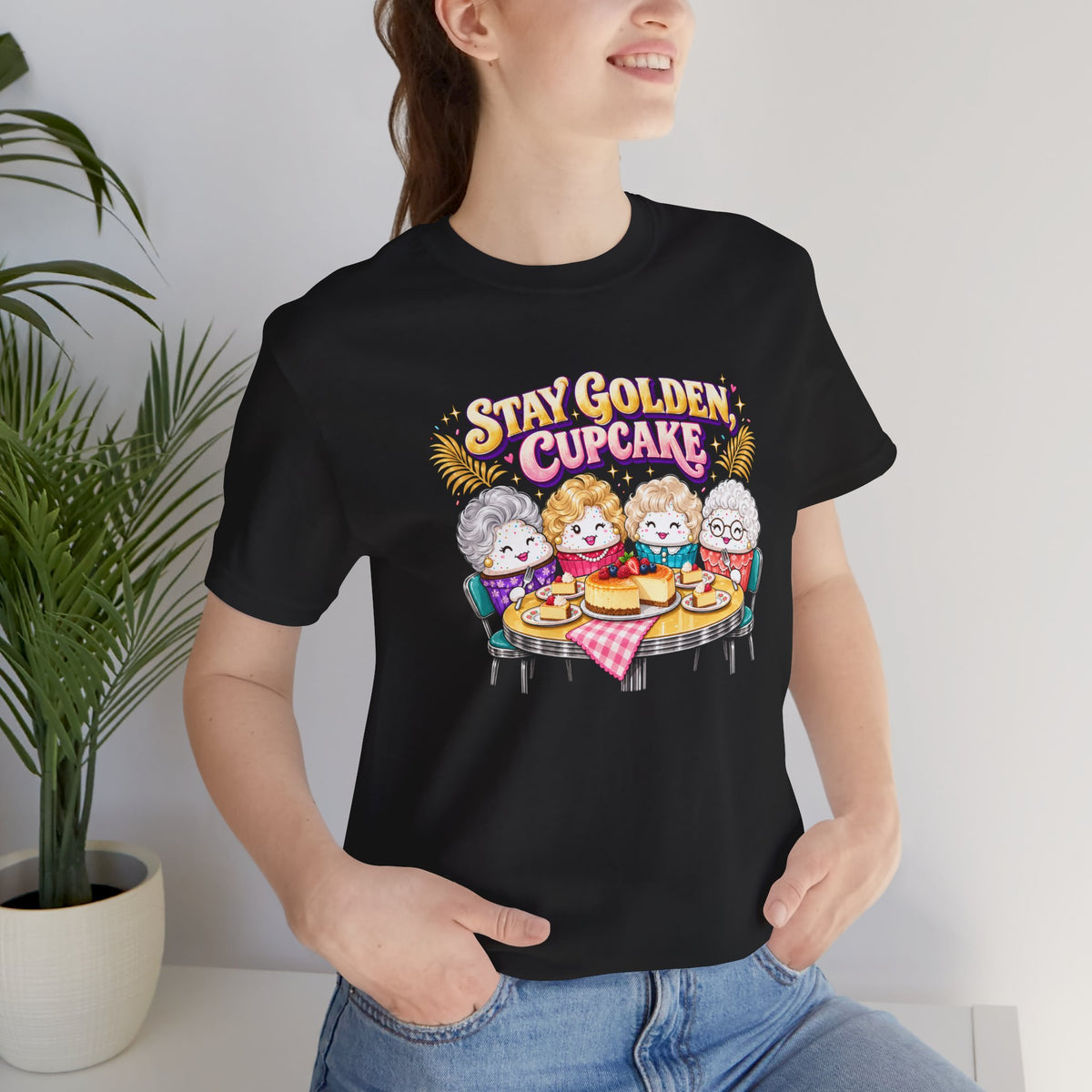 Stay Golden Cupcake