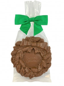 XMAS Milk Chocolate Wreath, 80g