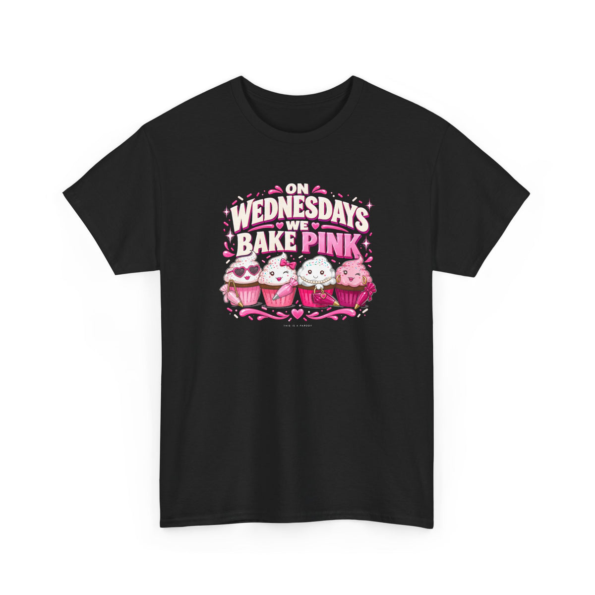 On Wednesdays We Bake Pink T-Shirt