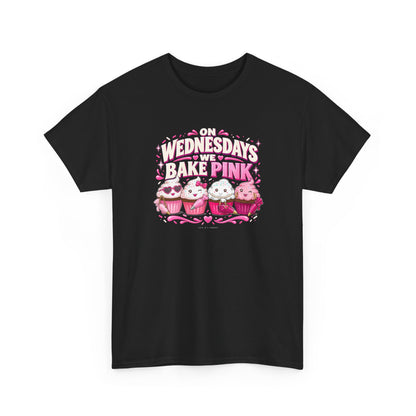 On Wednesdays We Bake Pink T-Shirt