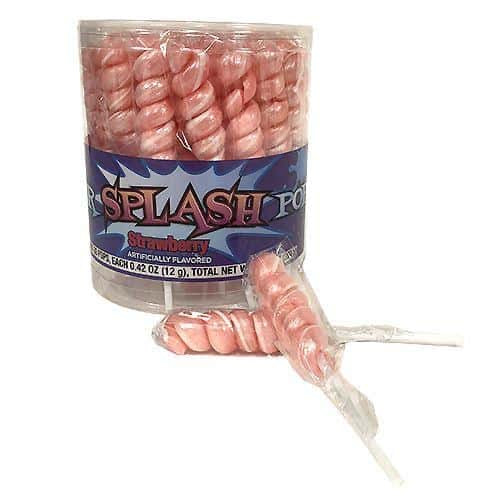 Suckers, Mini Swirl Pop (purple, pink, orange)