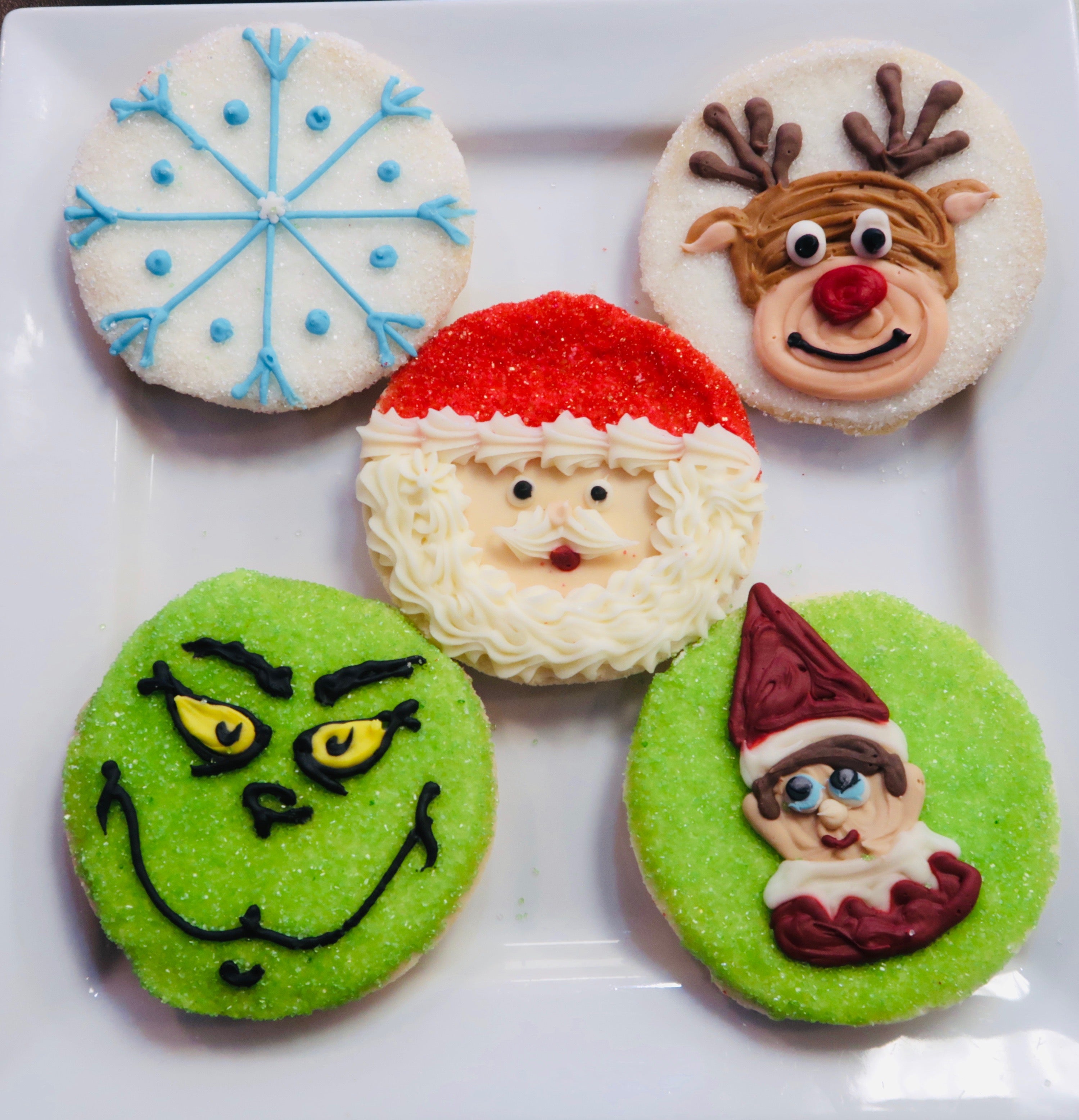 XMAS Decorated SHORTBREAD Cookies