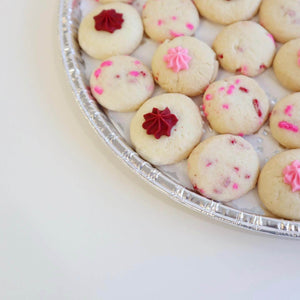 Valentine's Shortbread Cookie Platters