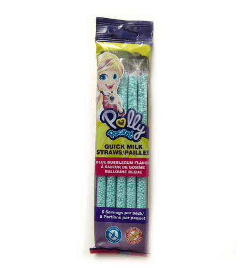 Milk Straws, Polly Pocket Blue Bubblegum