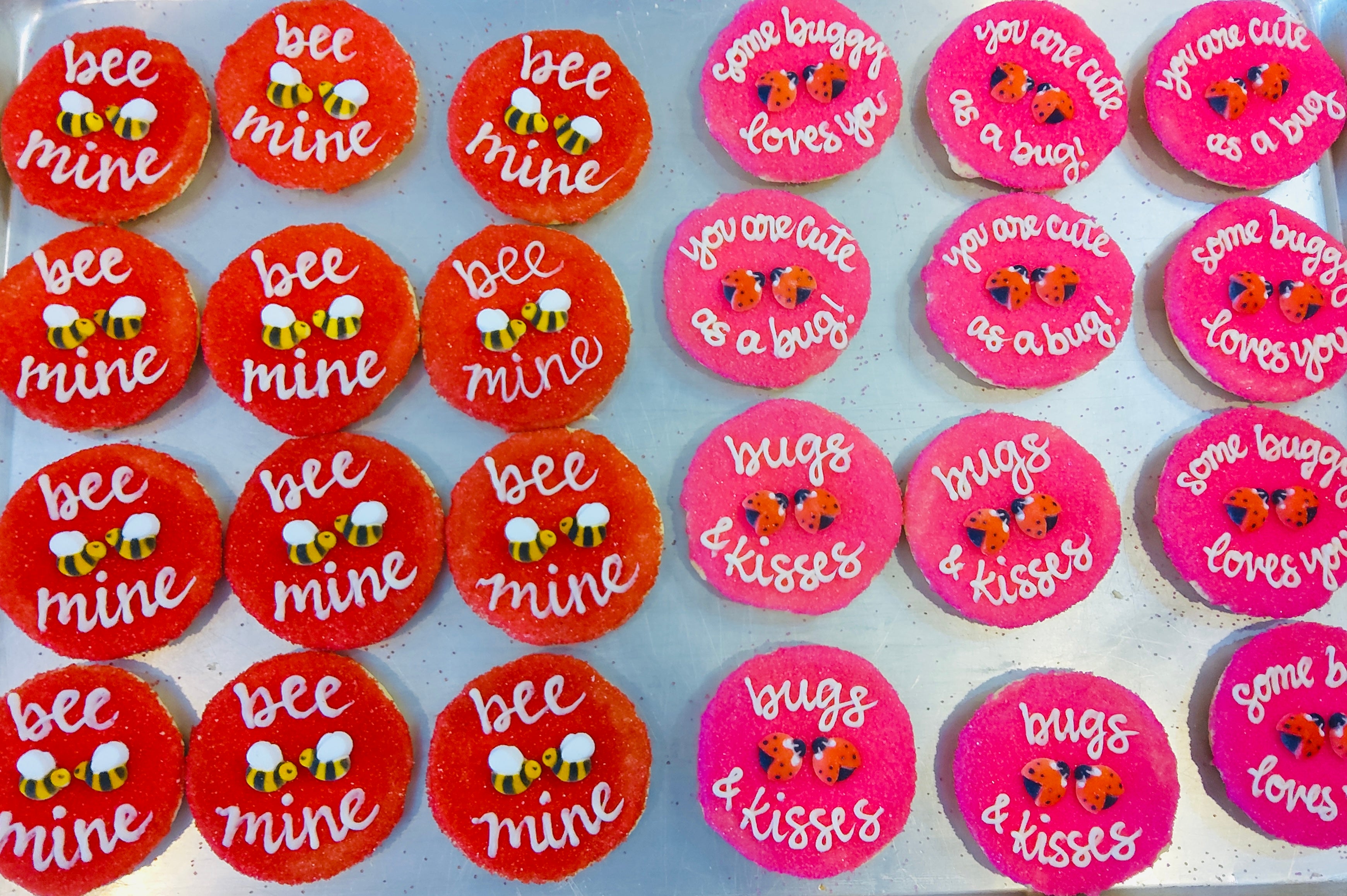 Valentine's Decorated Shortbread Cookies