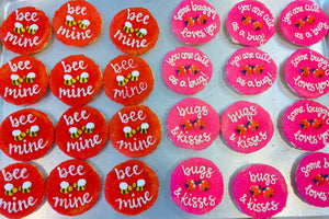 Valentine's Decorated Shortbread Cookies